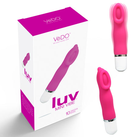 VeDO Luv Mini Vibe Hot In Bed Pink - Not Very Vanilla