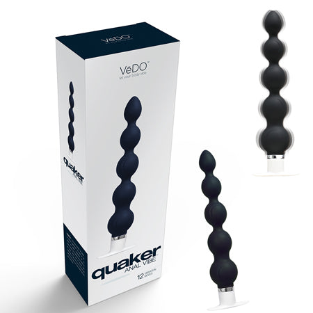 VeDO Quaker Anal Vibe Just Black - Not Very Vanilla