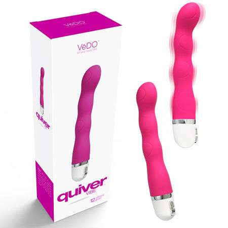 VeDO Quiver Mini Vibe Hot In Bed Pink - Not Very Vanilla