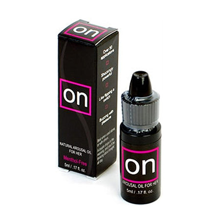 Sensuva ON Original Arousal Oil 5 ml Large Box - Not Very Vanilla