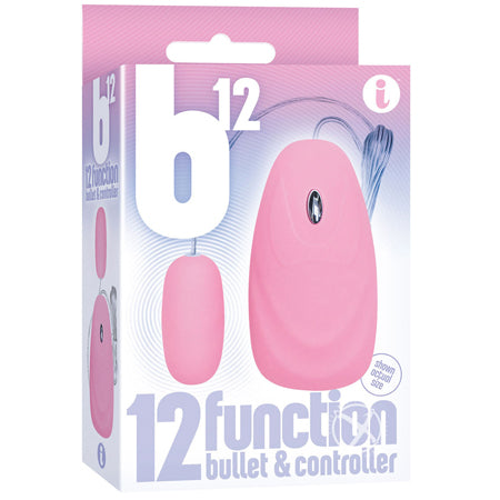 The 9's B12 Bullet 12 Function Bullet & Remote Pink - Not Very Vanilla