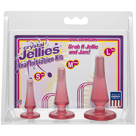 Crystal Jellies - Anal Initiation Kit Pink - Not Very Vanilla