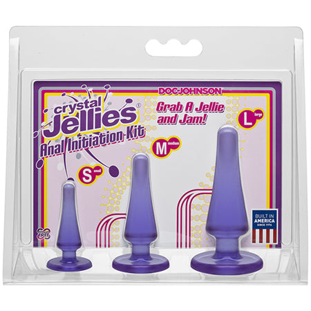 Crystal Jellies - Anal Initiation Kit Purple - Not Very Vanilla