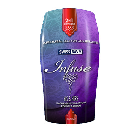 Swiss Navy Infuse 2-in-1 Arousal Gels for Couples - Not Very Vanilla