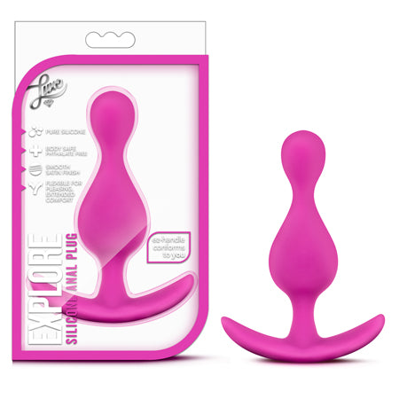 Blush Luxe Explore Silicone Anal Plug Pink - Not Very Vanilla