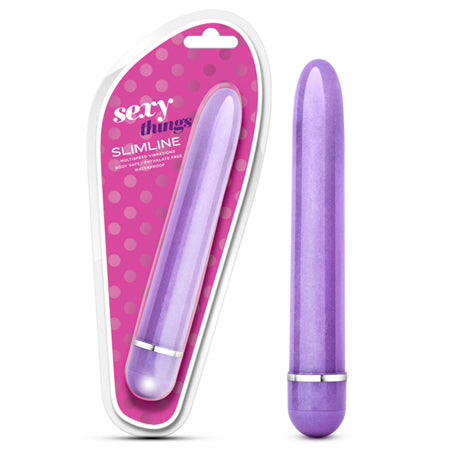 Blush Sexy Things Slimline Vibrator Purple - Not Very Vanilla