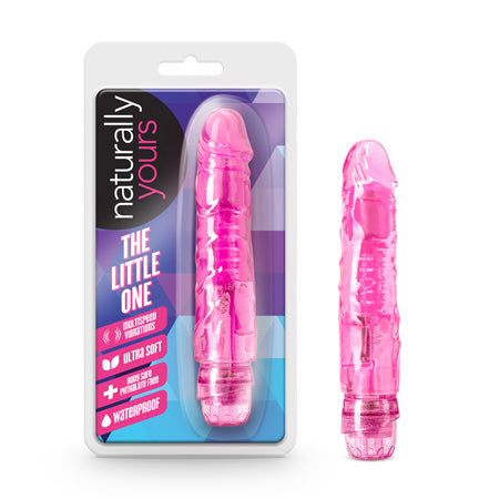 Blush Naturally Yours The Little One Realistic 6.7 in. Vibrating Dildo Pink - Not Very Vanilla