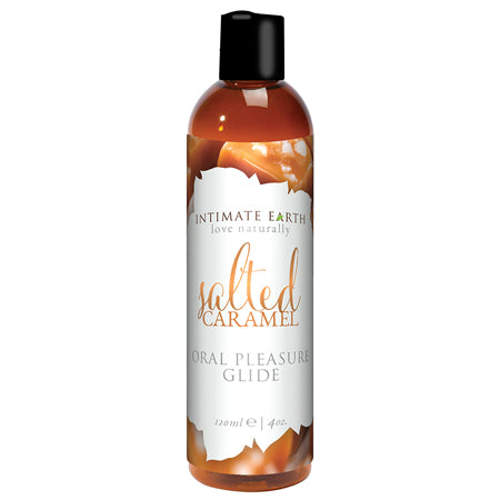 Intimate Earth Sea Salt Caramel Flavored Glide 120 ml/4 oz - Not Very Vanilla