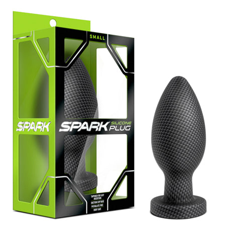 Blush Spark Silicone Anal Plug Small Carbon Fiber - Not Very Vanilla