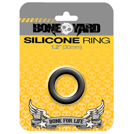 Boneyard Silicone Ring 30mm Black - Not Very Vanilla