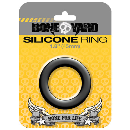 Boneyard Silicone Ring 45mm Black - Not Very Vanilla