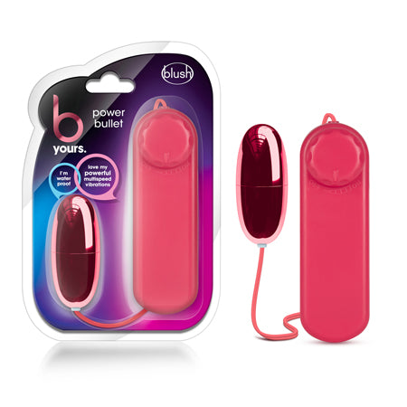 Blush B Yours Power Bullet Remote-Controlled Egg Vibrator Cerise - Not Very Vanilla