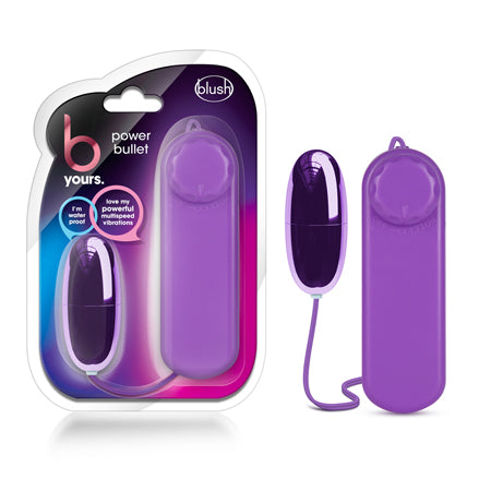 Blush B Yours Power Bullet Remote-Controlled Egg Vibrator Purple - Not Very Vanilla