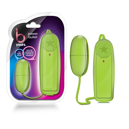 Blush B Yours Power Bullet Remote-Controlled Egg Vibrator Lime - Not Very Vanilla