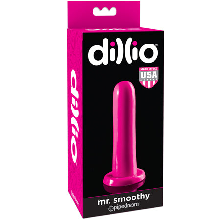 Pipedream Dillio Mr. Smoothy 5 in. Dildo With Suction Cup Pink - Not Very Vanilla