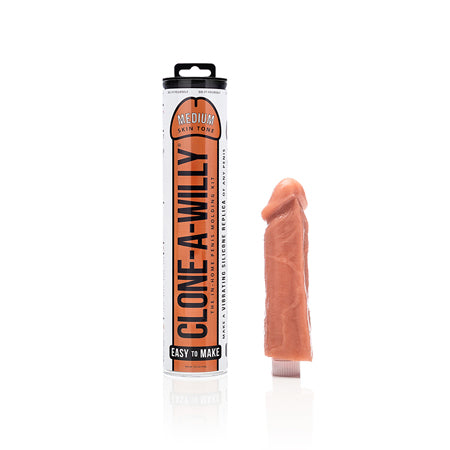 Clone-A-Willy DIY Vibrating Dildo Kit Medium Skin Tone - Not Very Vanilla