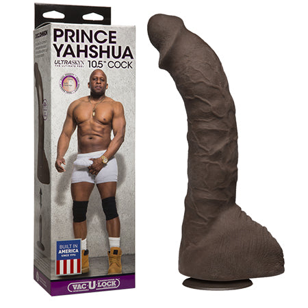 Prince Yahshua ULTRASKYN 10.5in Cock with Removable Vac-U-Lock Suction Cup - Not Very Vanilla