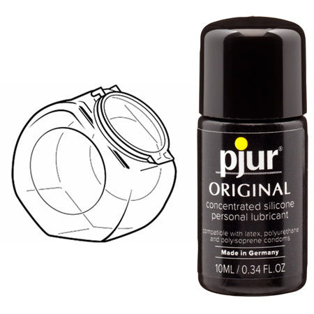 Pjur Original Silicone Lubricant 10ml Clambowl Display (50pk) - Not Very Vanilla