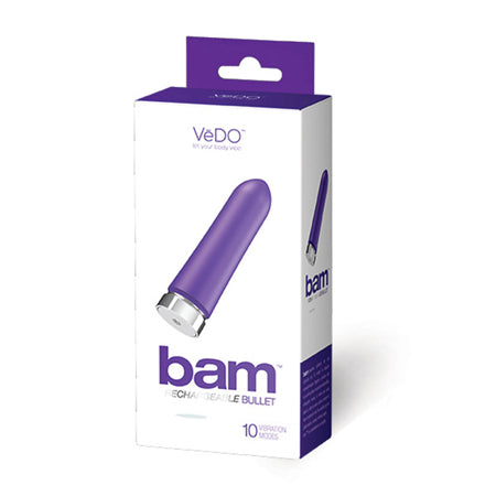 VeDO Bam Rechargeable Bullet - Into You Indigo - Not Very Vanilla