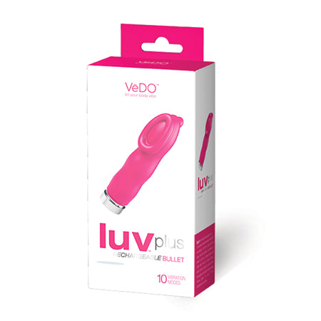 VeDO Luvplus Rechargeable Vibe - Foxy Pink - Not Very Vanilla