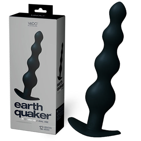 VeDO Earth Quaker Anal Vibe - Just Black - Men's - Not Very Vanilla