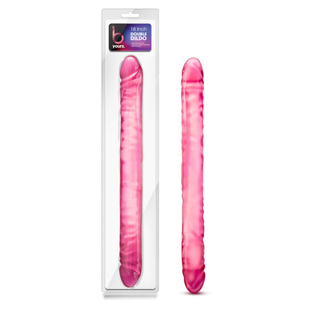 Blush B Yours 18 in. Double Dildo Pink - Not Very Vanilla