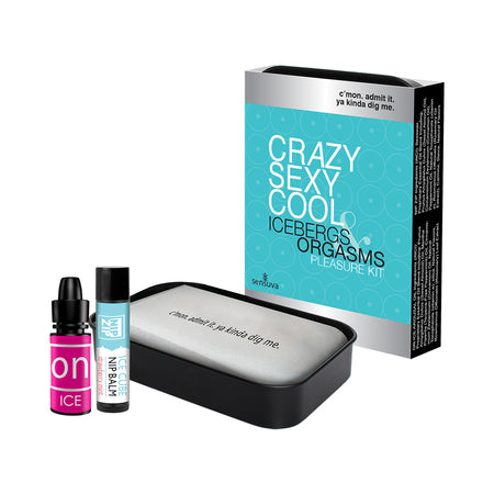 Sensuva Crazy Sexy Cool Icebergs & Orgasms Pleasure Kit - Not Very Vanilla