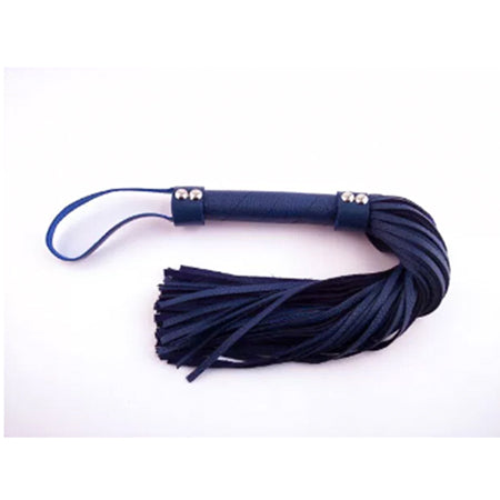 Rouge H-Style Leather Flogger Blue - Not Very Vanilla