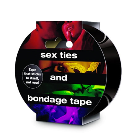 Sex Ties and Bondage Tape Black - Not Very Vanilla