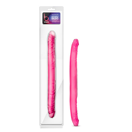 Blush B Yours 16 in. Double Dildo Pink - Not Very Vanilla