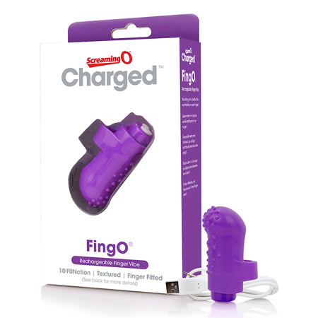 Screaming O Charged FingO Vooom Mini Vibe - Purple - Not Very Vanilla