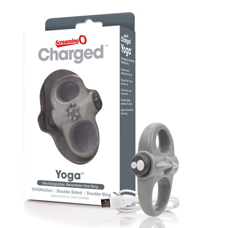 Screaming O Charged Yoga Vooom Mini Vibe - Grey - Not Very Vanilla