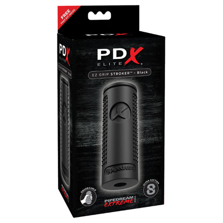 PDX Elite EZ Grip Stroker Black - Not Very Vanilla