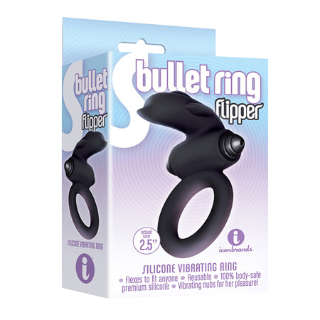 The 9's, S-Bullet Ring - Flipper, Silicone - Not Very Vanilla