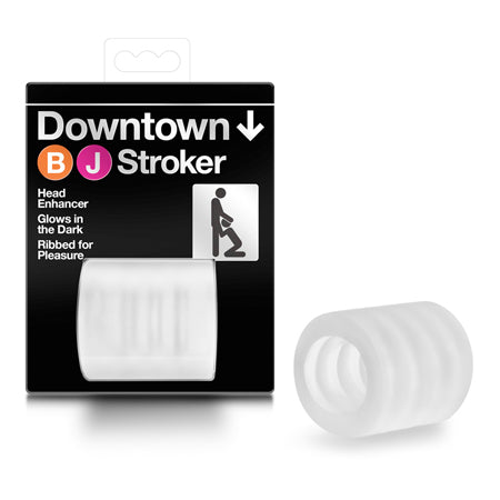 Blush X5 Men Downtown BJ Stroker Oral Enhancer Clear - Not Very Vanilla