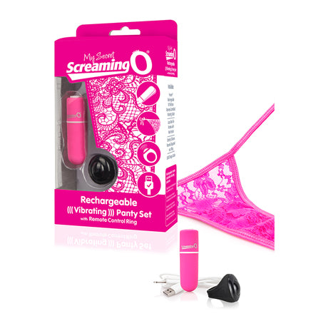 Screaming O My Secret Charged Remote Control Panty Vibe - Pink - Not Very Vanilla