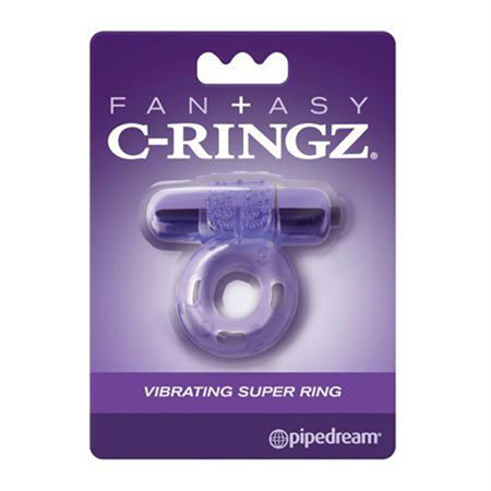 Pipedream Fantasy C-Ringz Vibrating Super Ring Purple - Not Very Vanilla