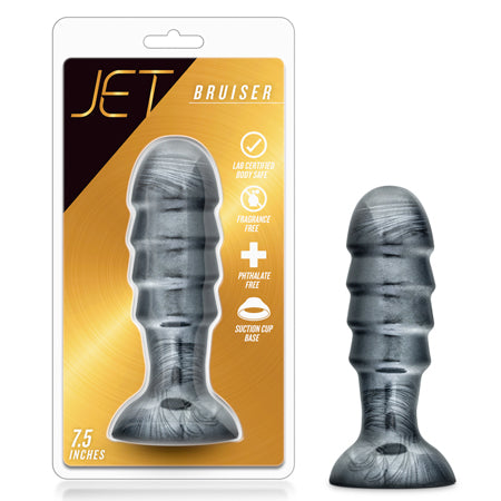 Blush Jet Bruiser 7.5 in. Anal Plug Carbon Metallic Black - Not Very Vanilla