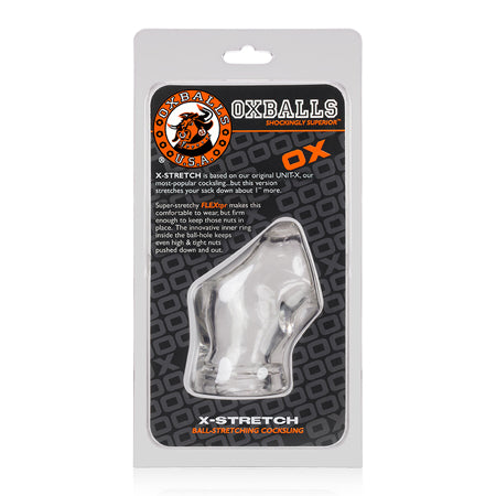 OxBalls Unit-X Stretch, Cocksling, Clear - Not Very Vanilla