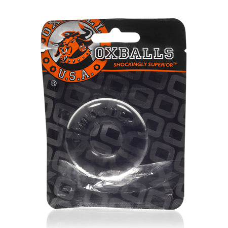 OxBalls Do-Nut- 2, Cockring, Large, Clear - Not Very Vanilla