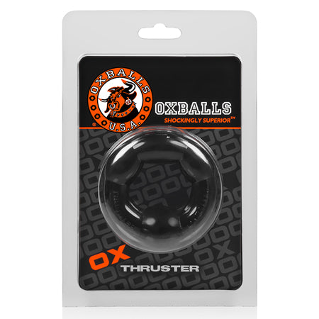 OxBalls Thruster Cockring, Black - Not Very Vanilla