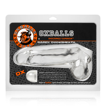 OxBalls Daddy Cocksheath, Clear - Not Very Vanilla