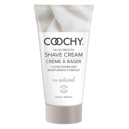 Coochy Shave Cream Au Natural 3.4 fl.oz - Not Very Vanilla