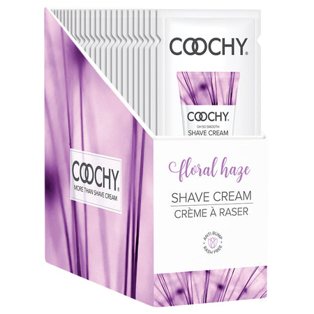 Coochy Shave Cream Floral Haze 24pc Foil Display - Not Very Vanilla