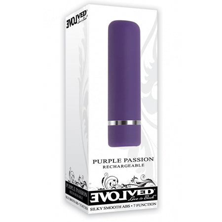 Evolved Purple Passion Rechargeable Petite Bullet Vibrator - Not Very Vanilla