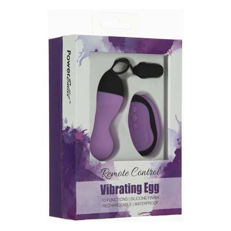 Power Bullet Vibrating Remote Control Egg Purple - Not Very Vanilla