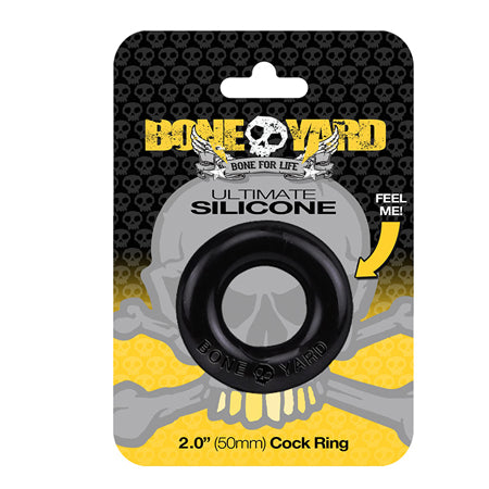 Boneyard Ultimate Silicone Cock Ring Black - Not Very Vanilla