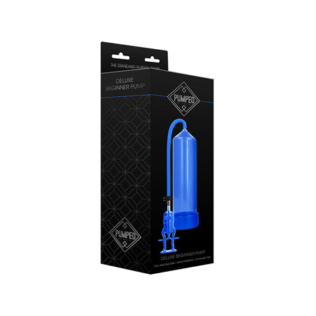 Shots Pumped Deluxe Beginner Penis Pump Blue - Not Very Vanilla