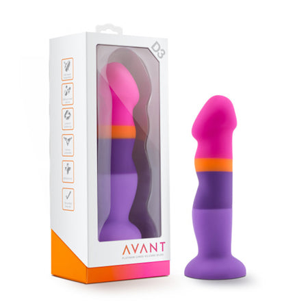 Blush Avant D3 Summer Fling 8 in. Silicone Dildo with Suction Cup - Not Very Vanilla