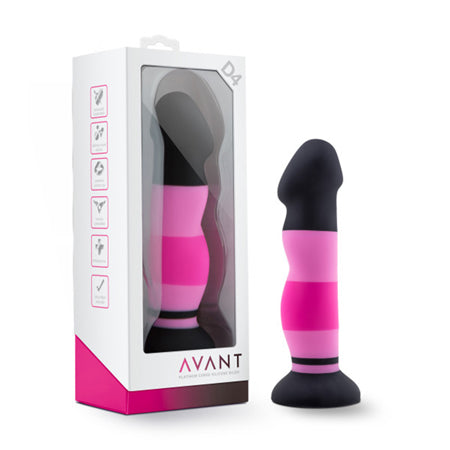 Blush Avant D4 Sexy in Pink 8 in. Silicone Dildo with Suction Cup - Not Very Vanilla